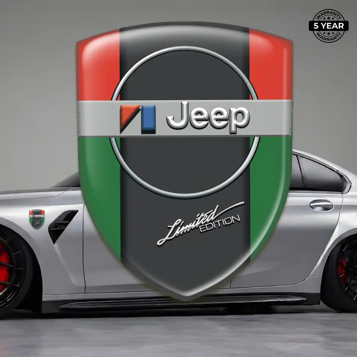 Jeep 3D Gel Sticker Outer Style