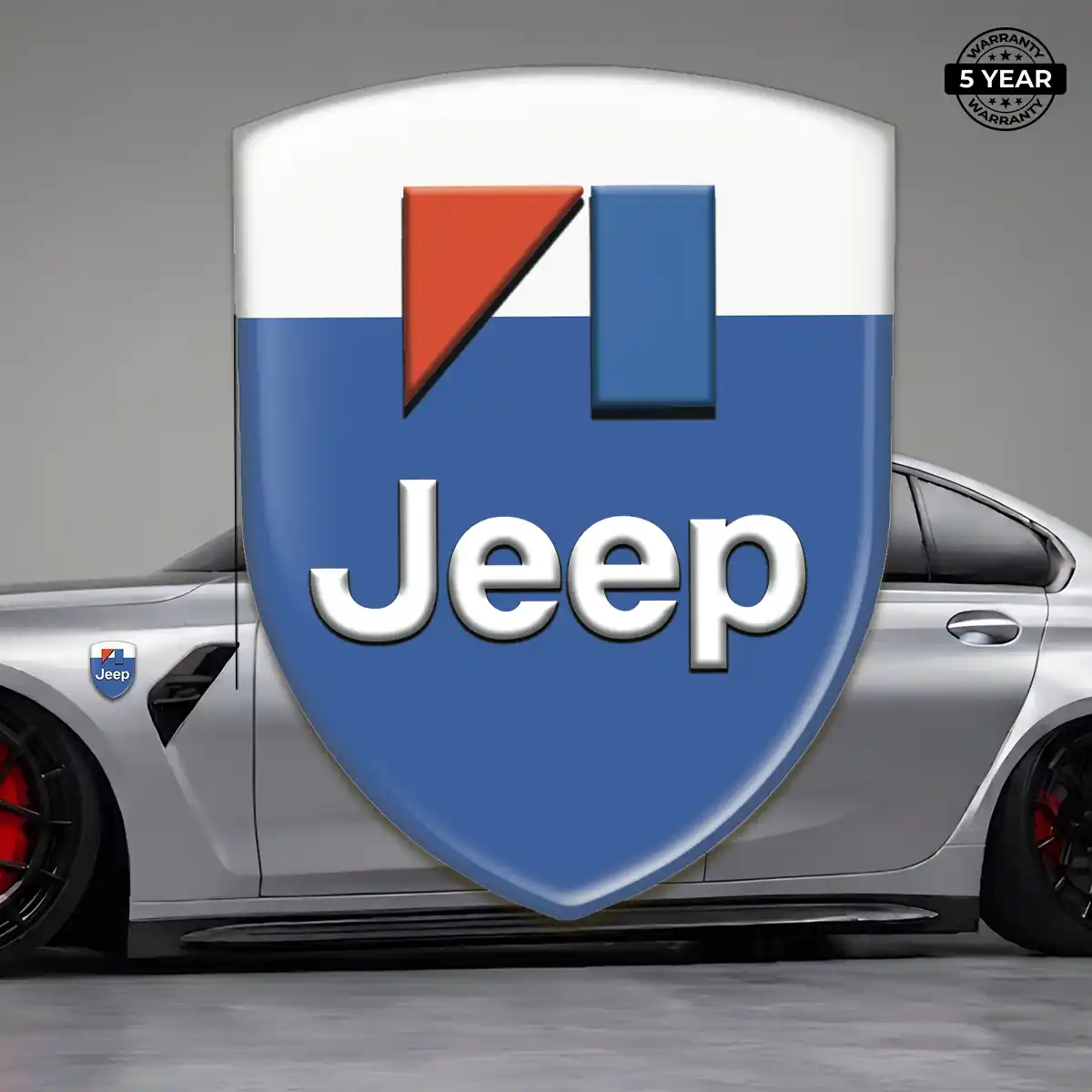 Jeep 3D Gel Sticker Resin Luxe
