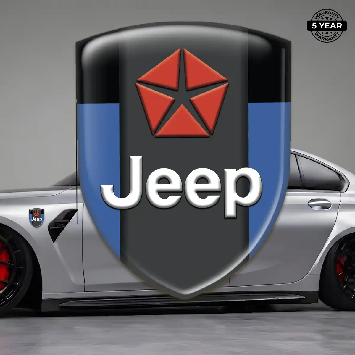 Jeep 3D Gel Sticker Signature Grade