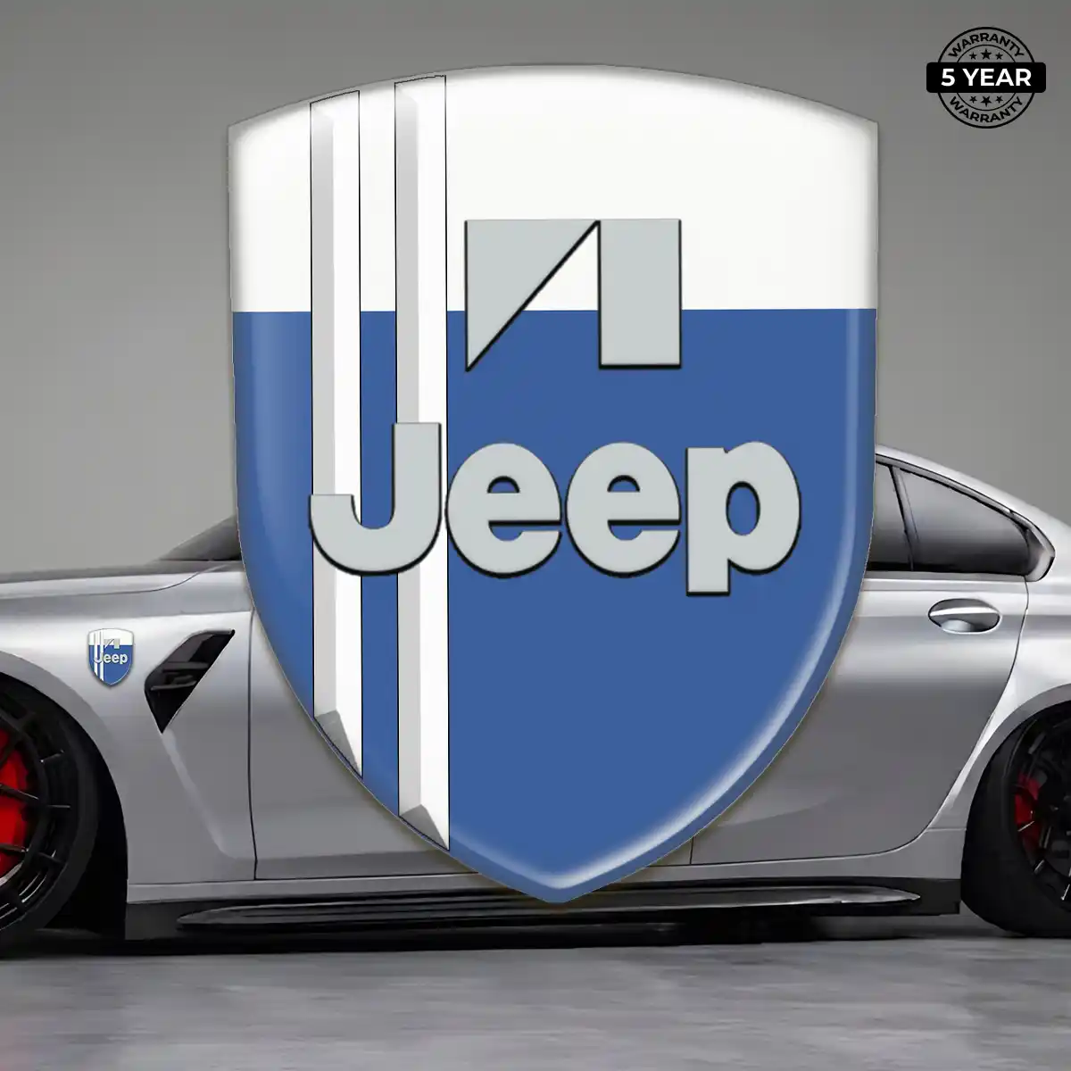 Jeep 3D Gel Sticker Sleek Style