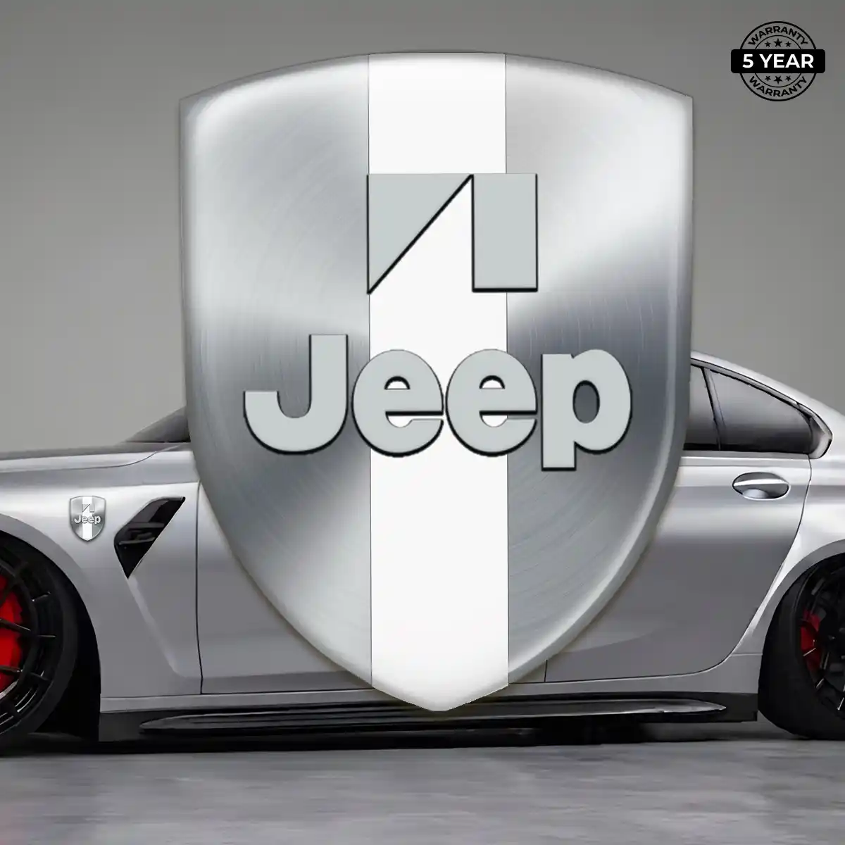 Jeep 3D Logo Sticker Elite Edition