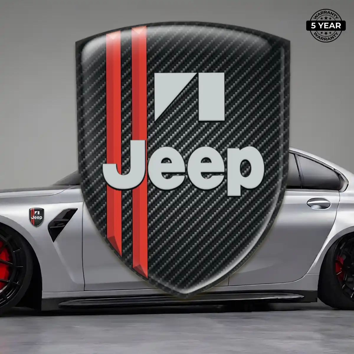 Jeep 3D Logo Sticker Exclusive Series