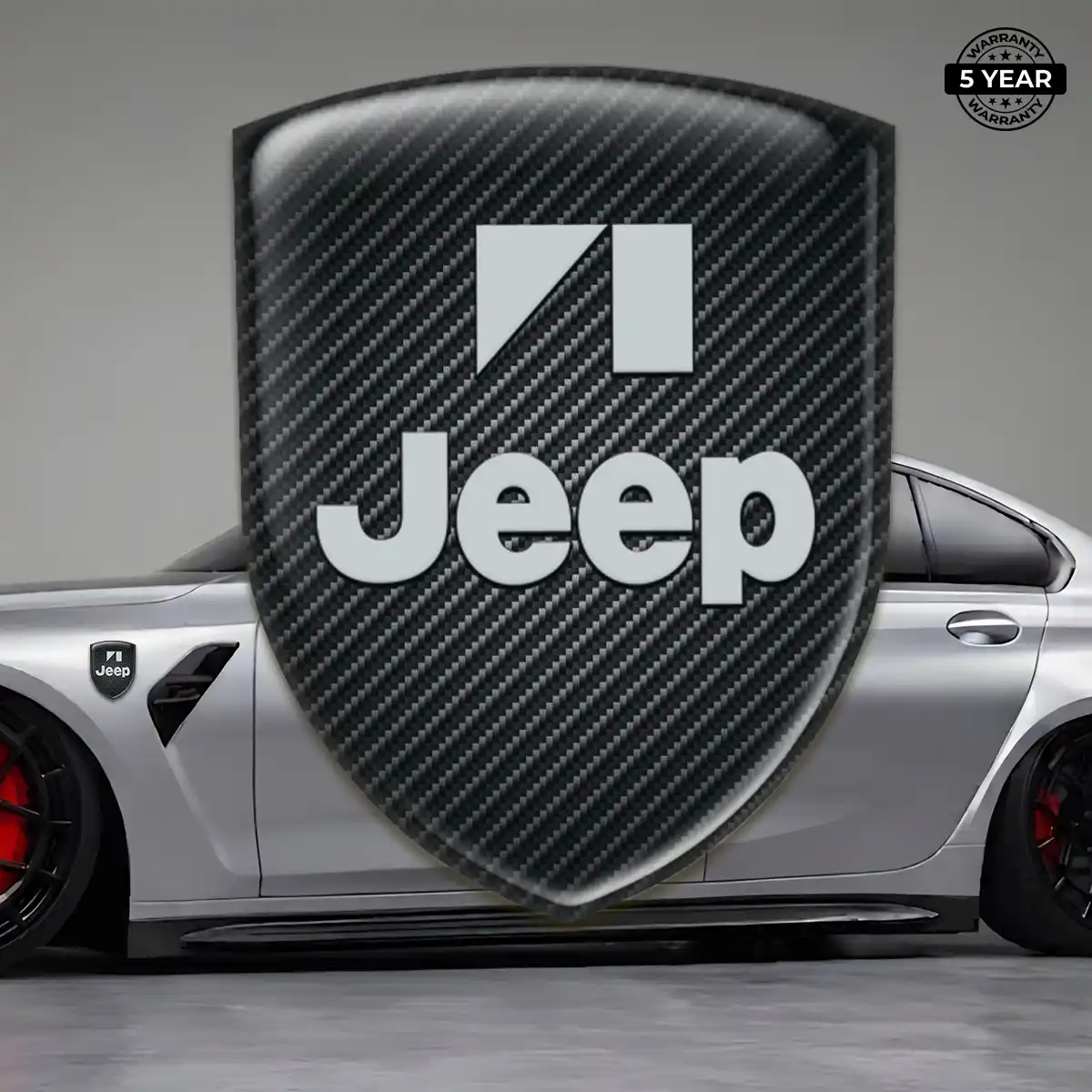Jeep 3D Logo Sticker Opulent Line