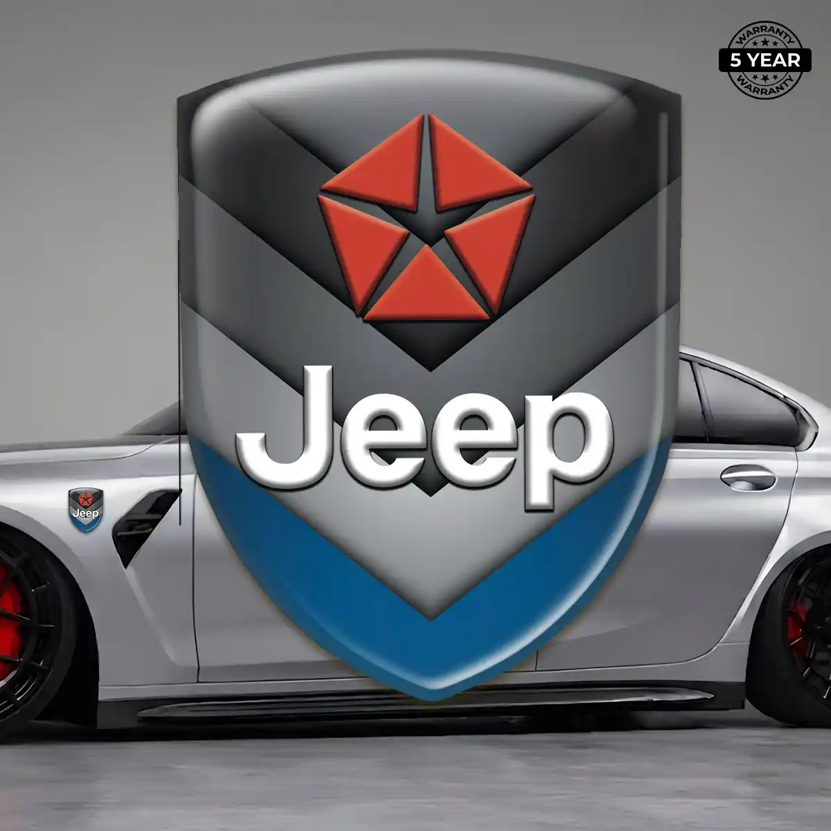 Jeep 3D Logo Sticker Prestige Line