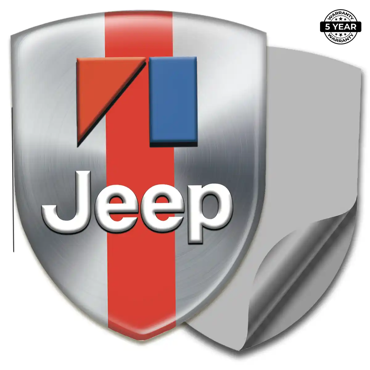 Jeep 3D Logo Sticker Prime Quality