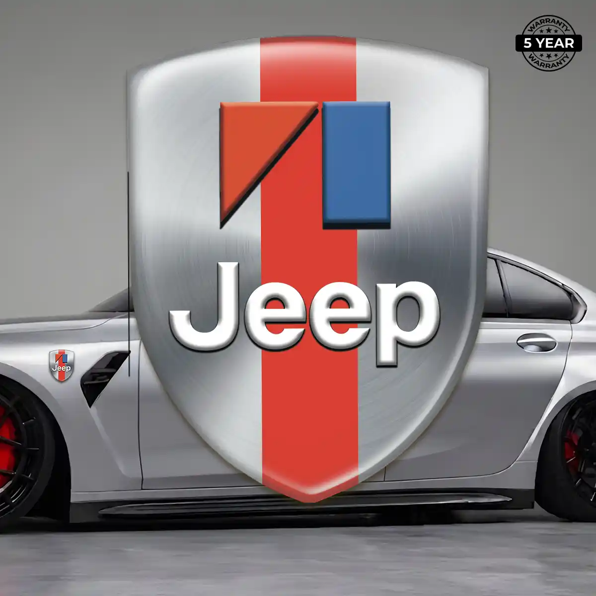 Jeep 3D Logo Sticker Prime Quality