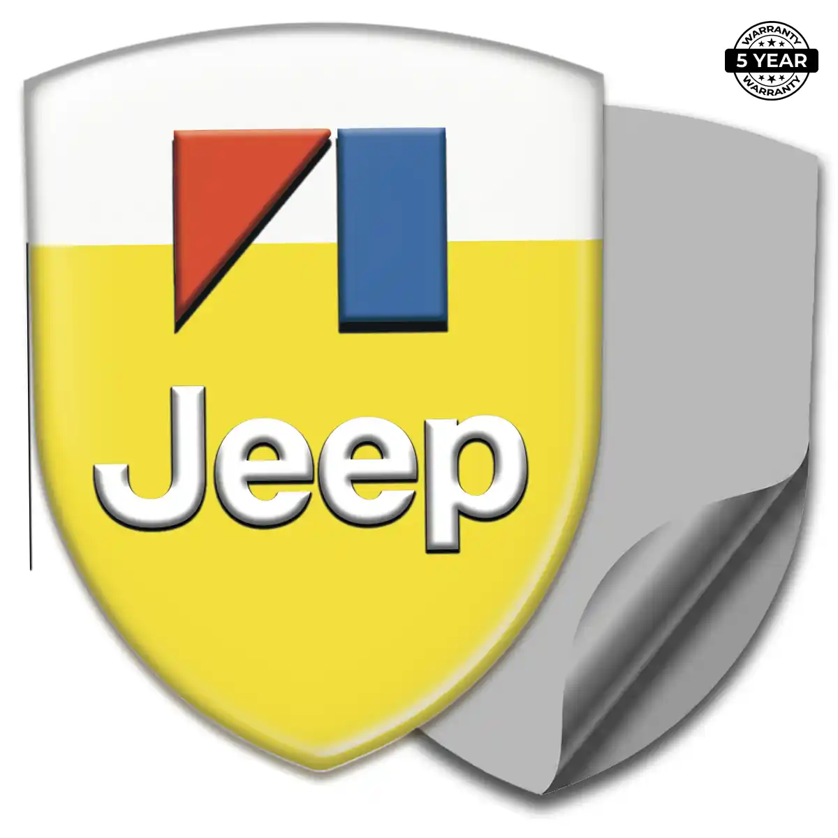 Jeep 3D Logo Sticker Sleek Style