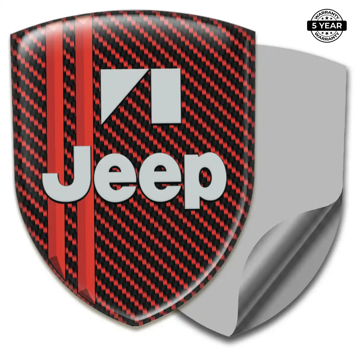 Jeep 3D Resin Sticker Deluxe Edition