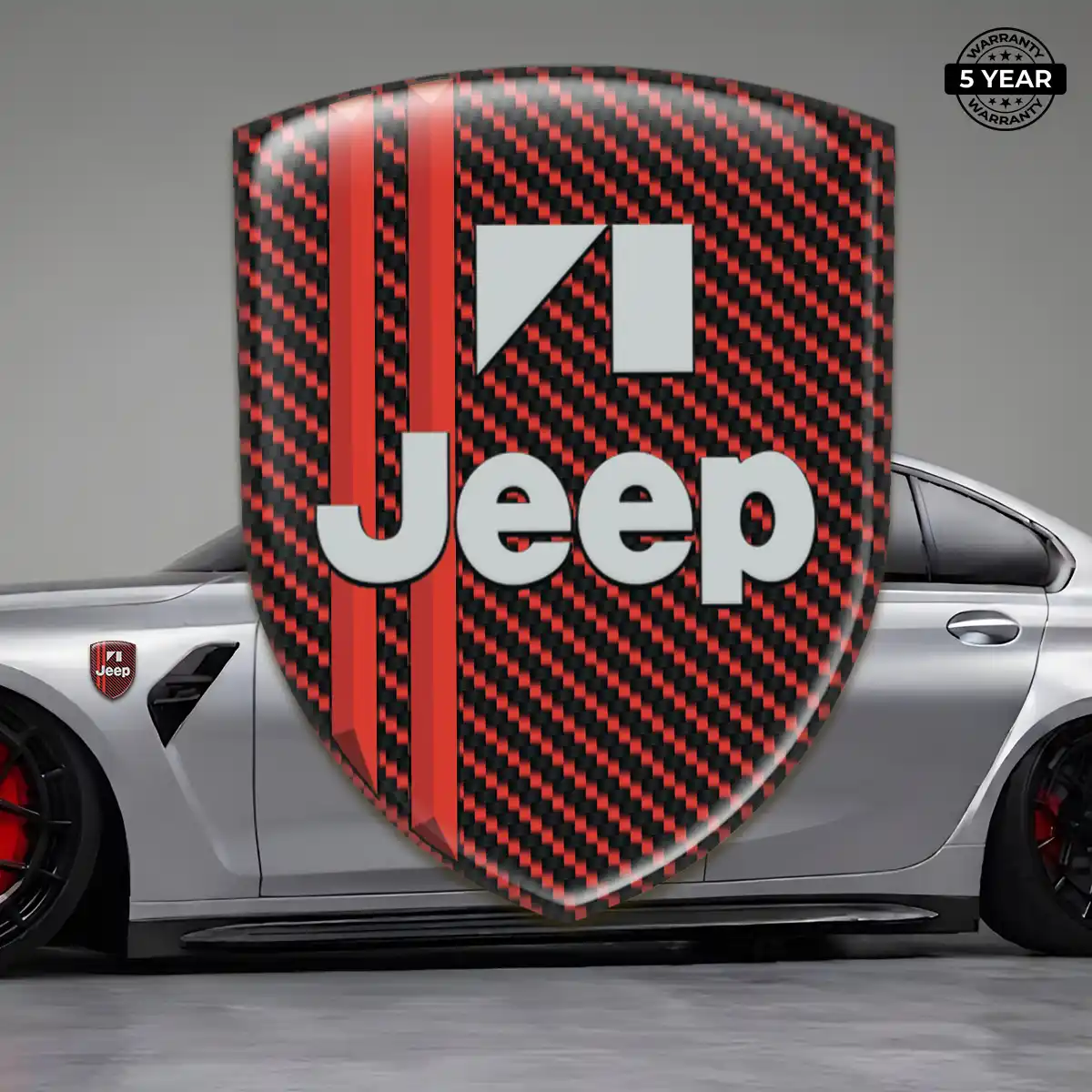 Jeep 3D Resin Sticker Deluxe Edition