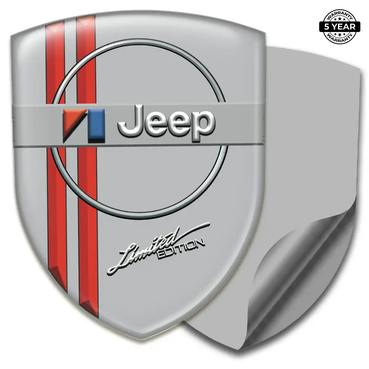 Jeep 3D Resin Sticker Elite Finish