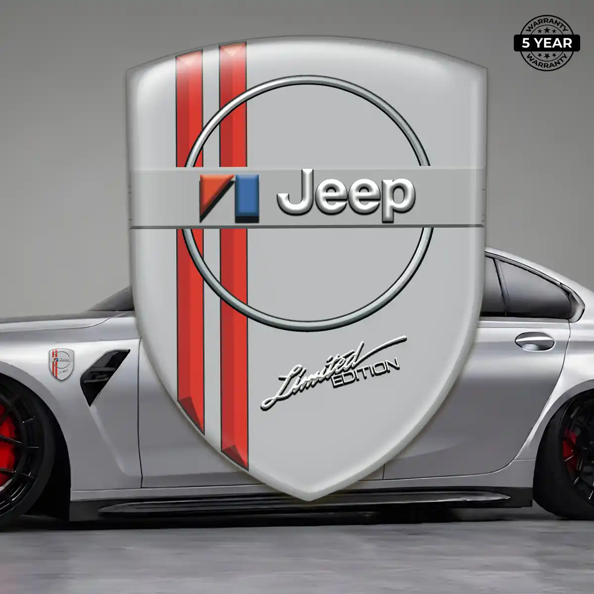 Jeep 3D Resin Sticker Elite Finish
