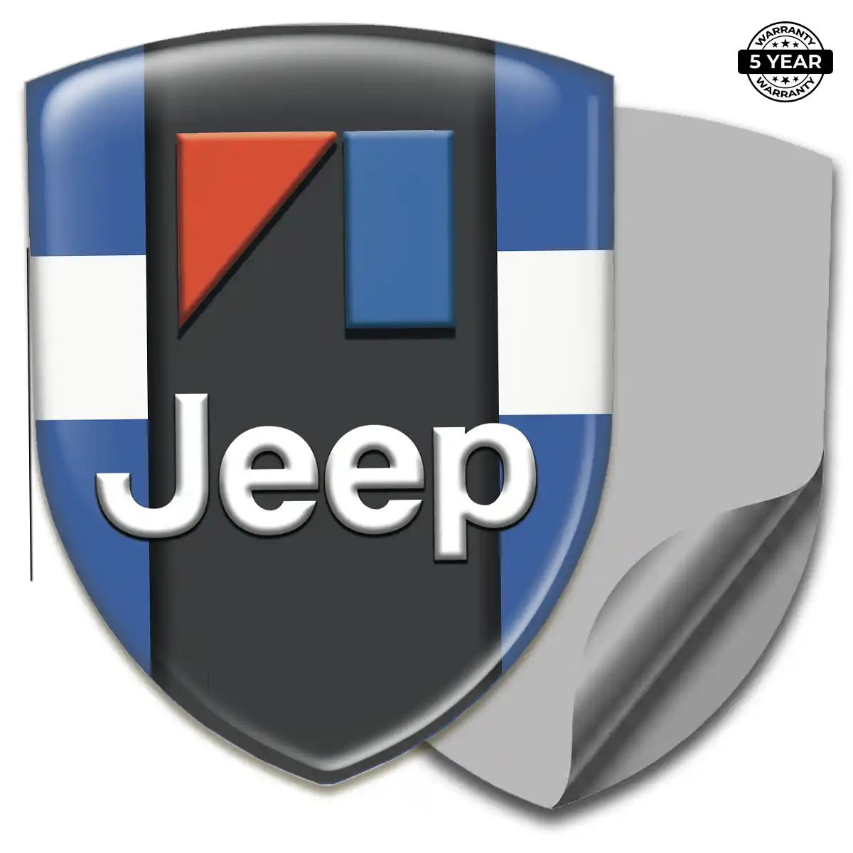 Jeep 3D Resin Sticker Exterior Luxe