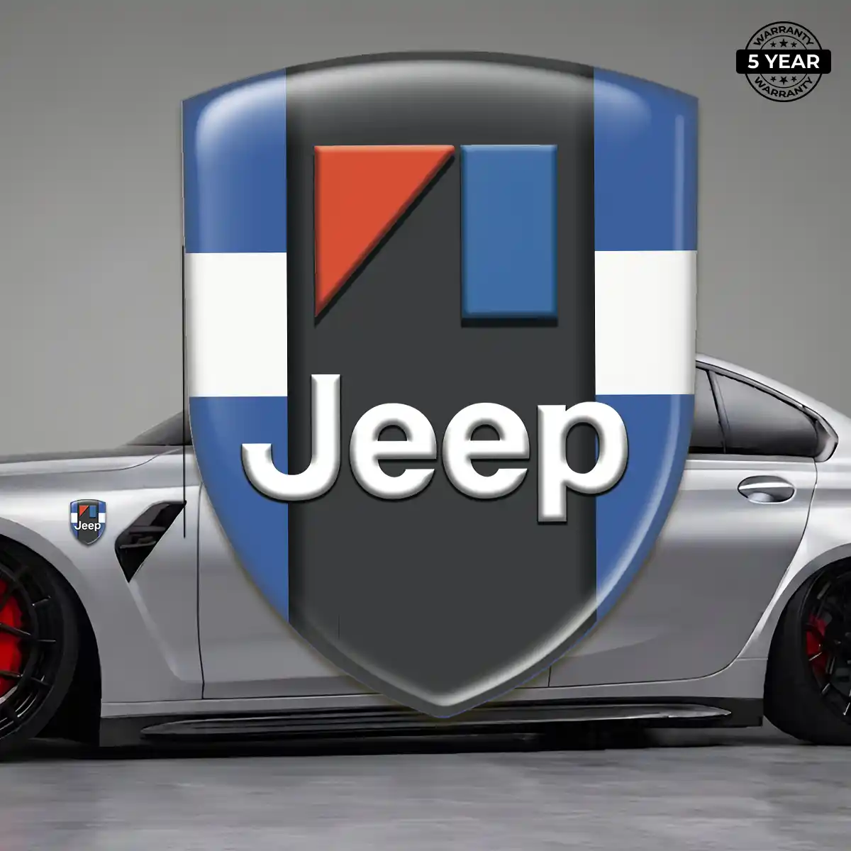 Jeep 3D Resin Sticker Exterior Luxe