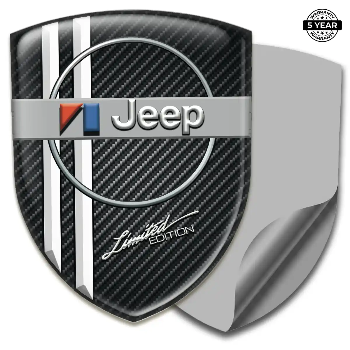 Jeep 3D Resin Sticker Interior Luxe
