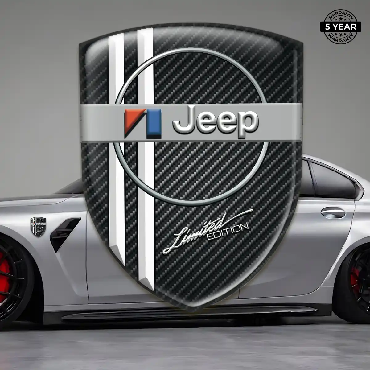 Jeep 3D Resin Sticker Interior Luxe