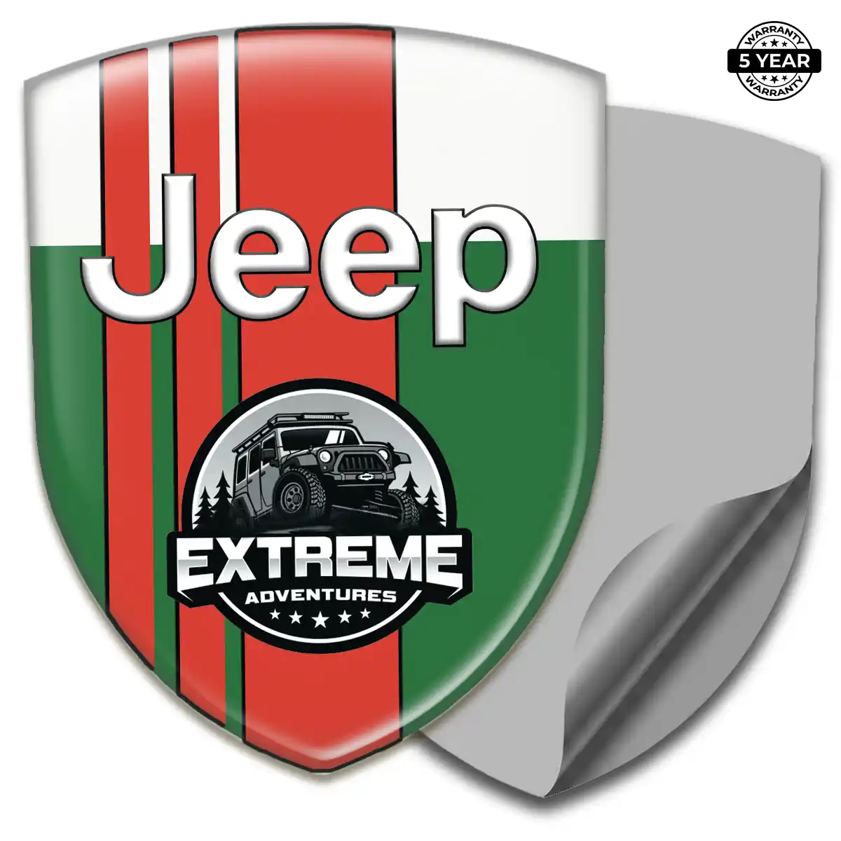 Jeep 3D Resin Sticker Noble Edition