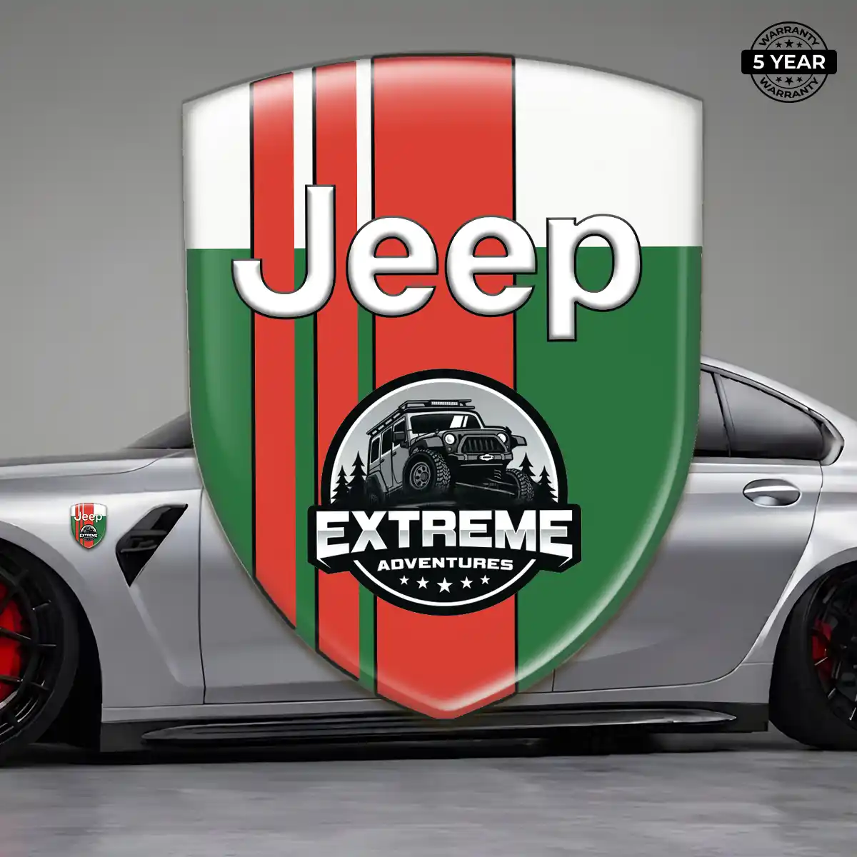 Jeep 3D Resin Sticker Noble Edition