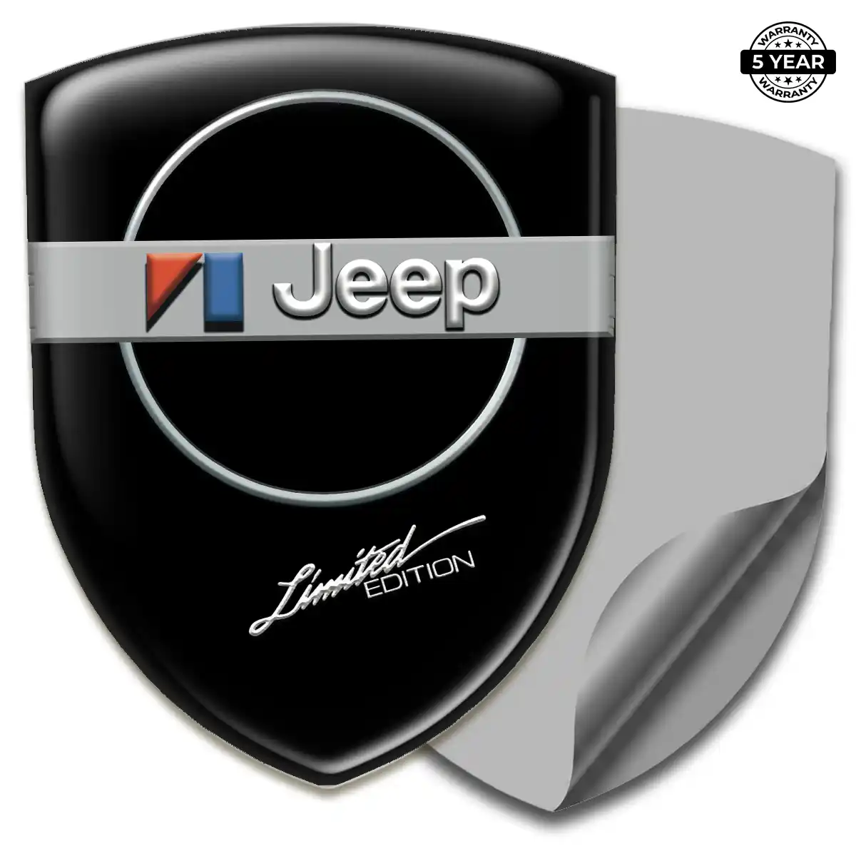 Jeep 3D Resin Sticker Outer Style