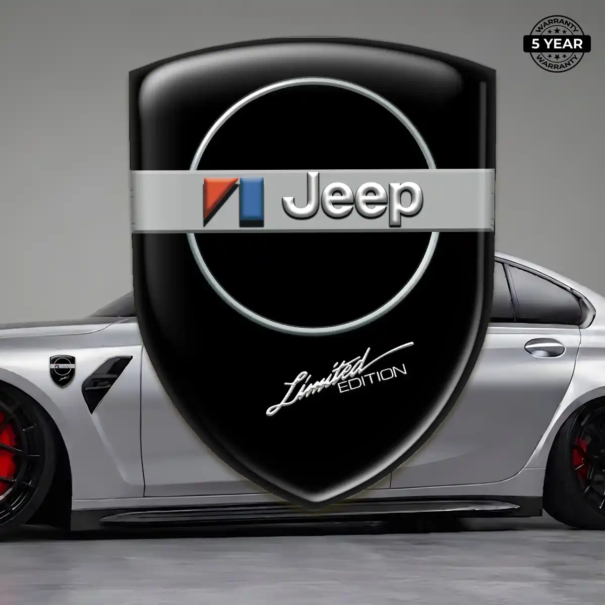 Jeep 3D Resin Sticker Outer Style