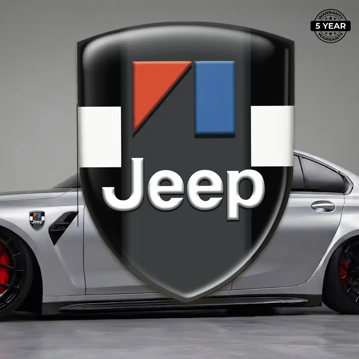 Jeep 3D Resin Sticker Prestige Line