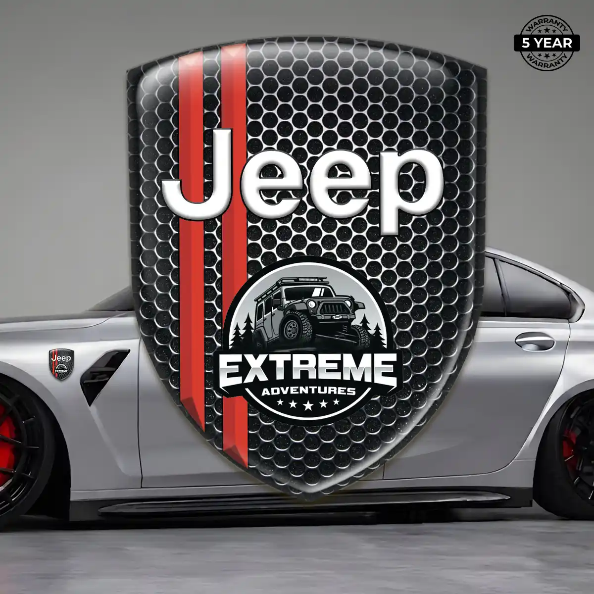 Jeep 3D Resin Sticker Prime Quality