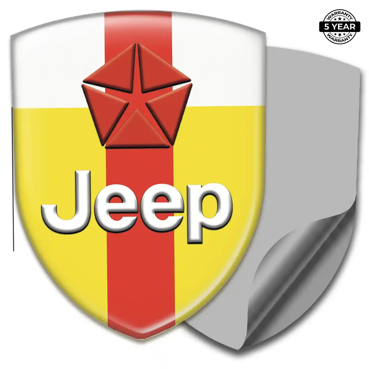 Jeep 3D Resin Sticker Resin Elite