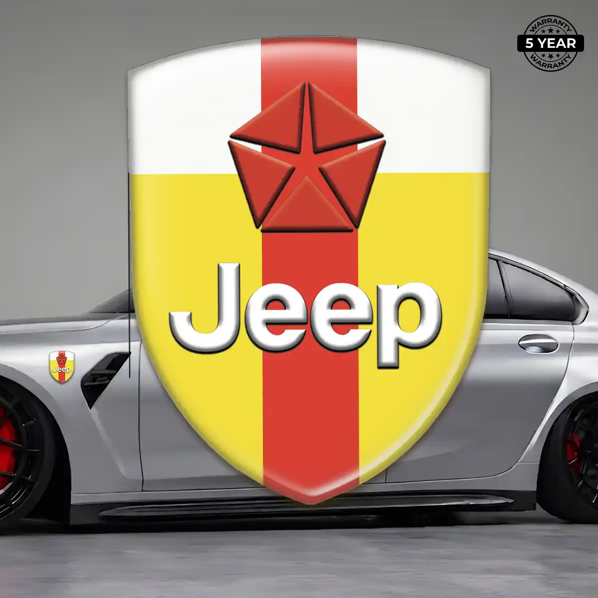 Jeep 3D Resin Sticker Resin Elite