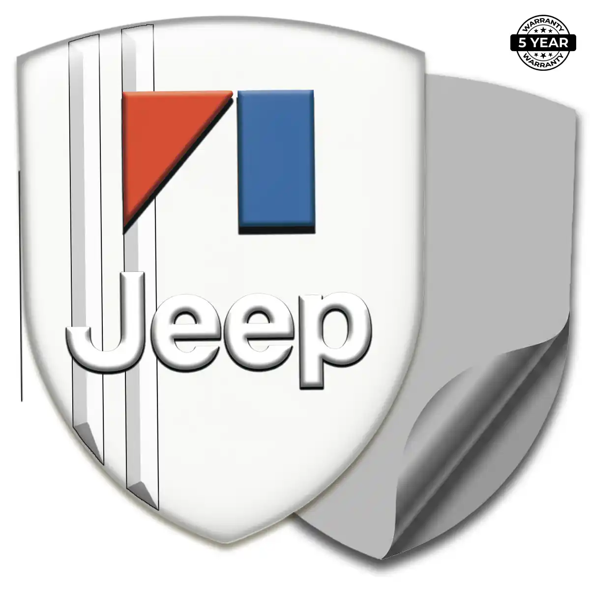 Jeep 3D Resin Sticker Resin Luxe