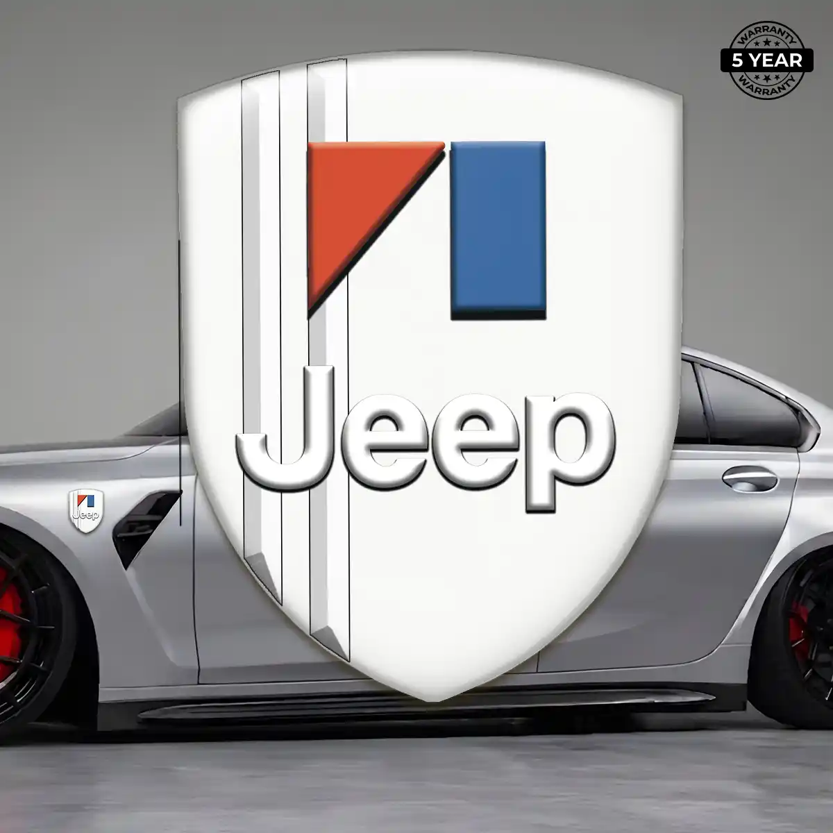 Jeep 3D Resin Sticker Resin Luxe