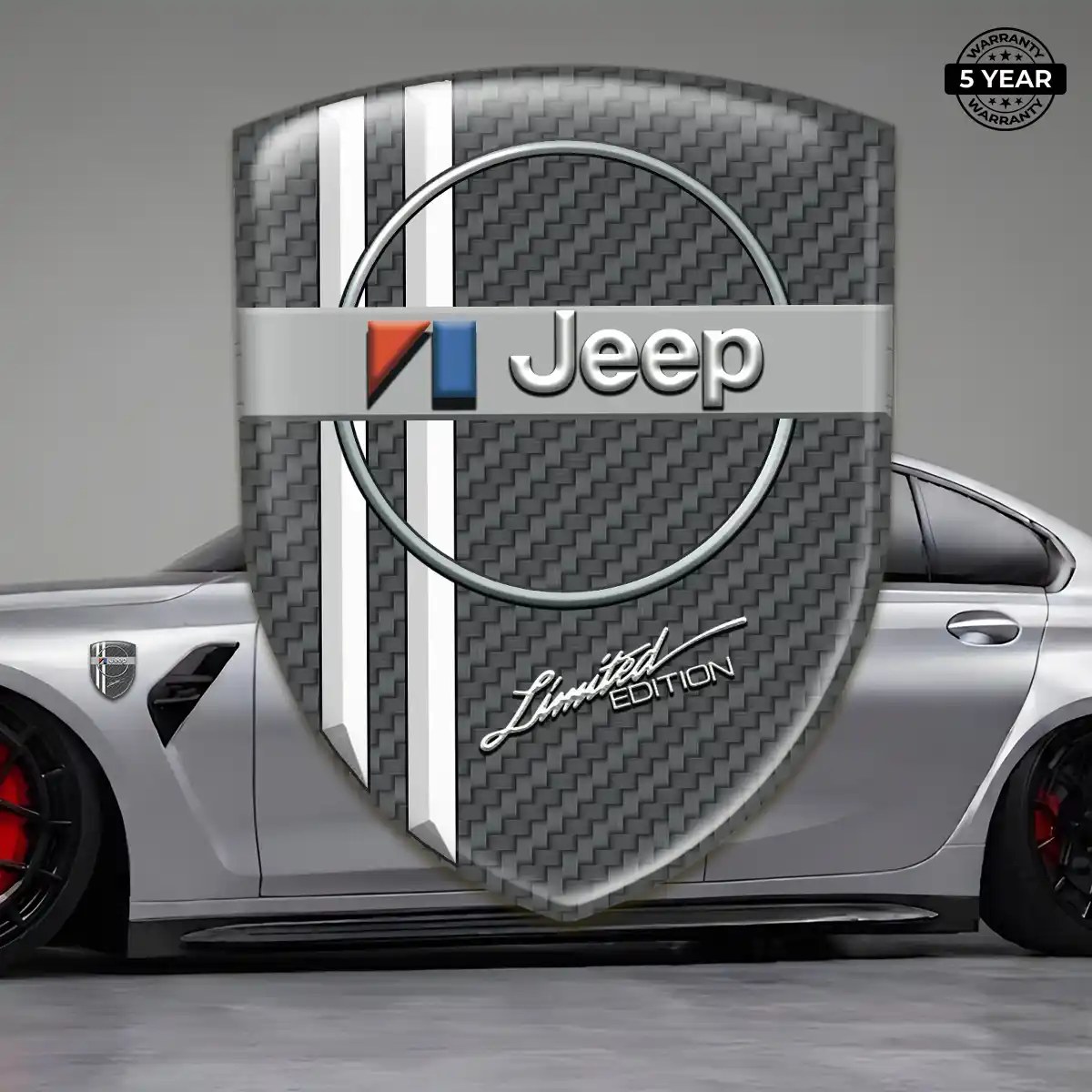 Jeep 3D Resin Sticker Signature Grade