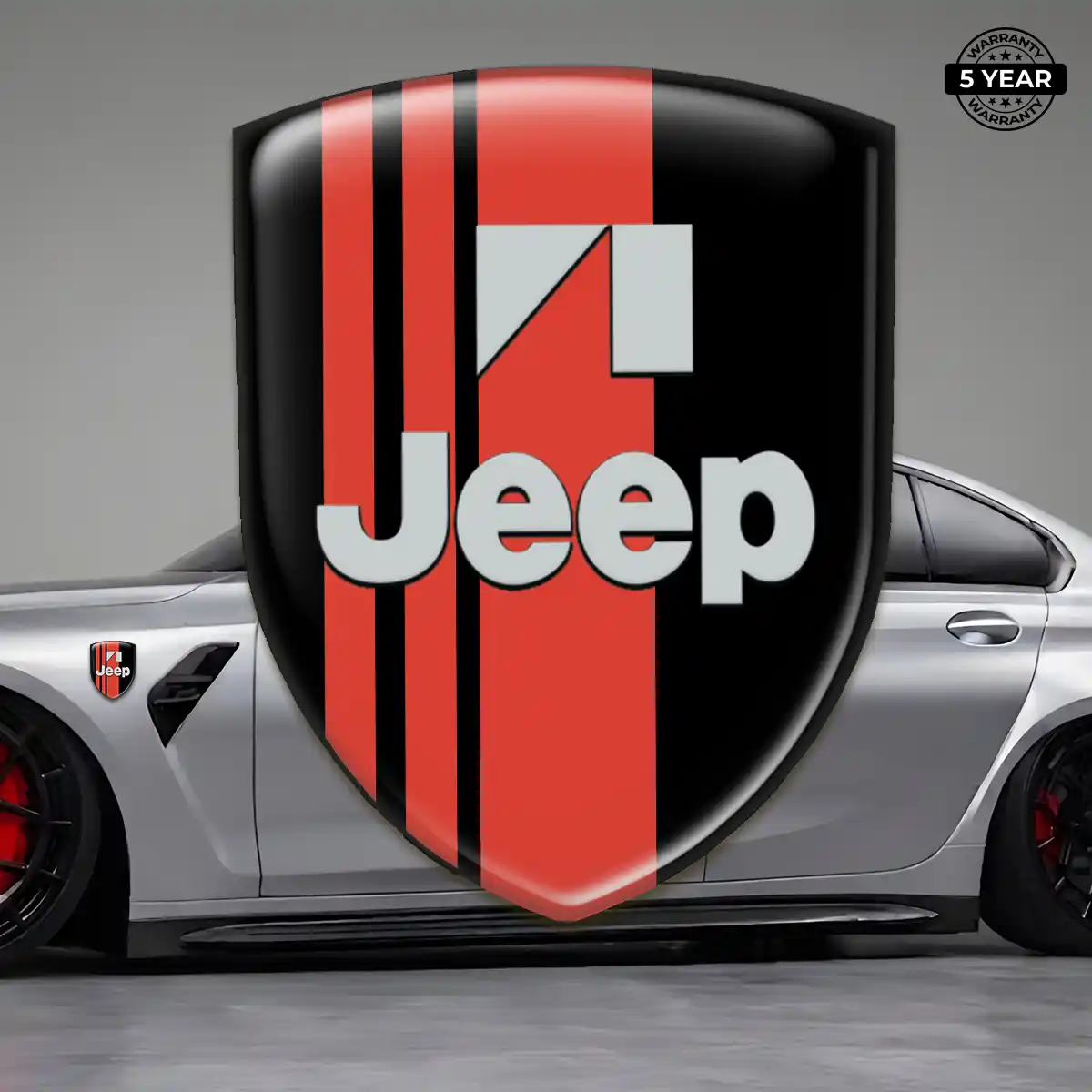 Jeep Automotive Emblem Sticker Cabin Style