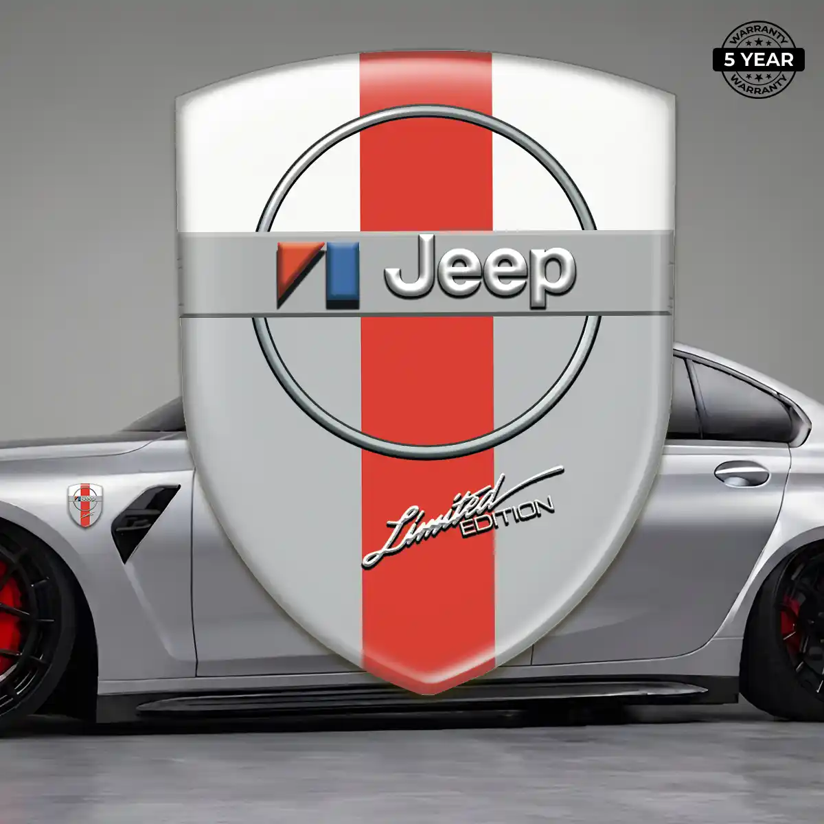 Jeep Automotive Emblem Sticker Elite Edition