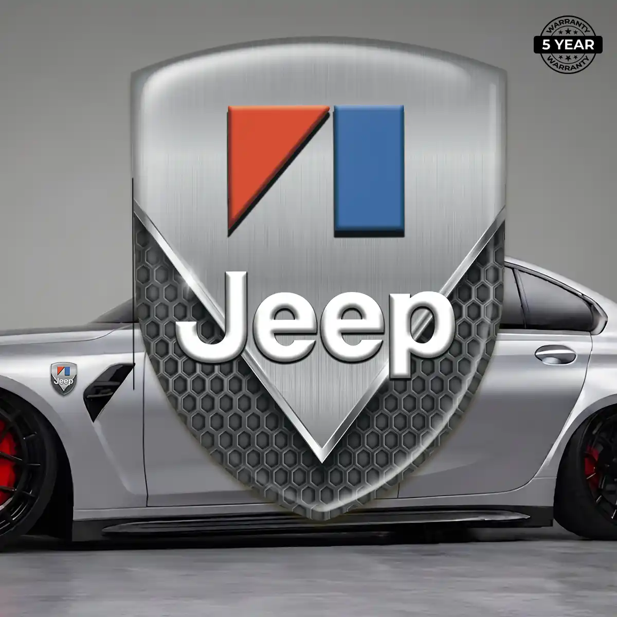 Jeep Automotive Emblem Sticker Elite Finish