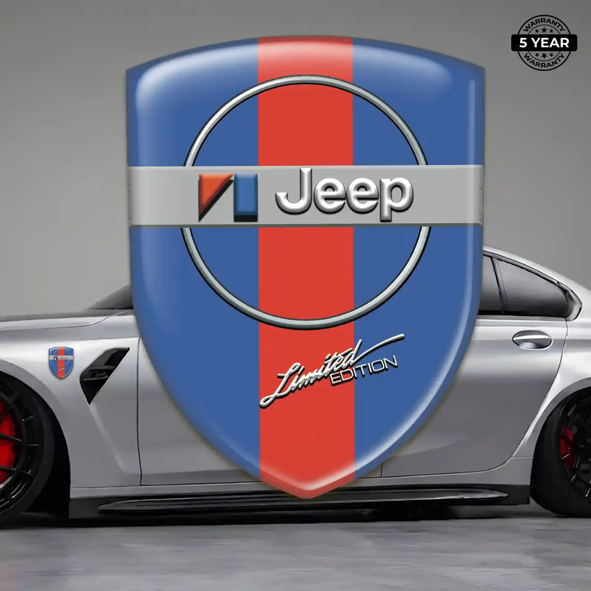 Jeep Automotive Emblem Sticker Exclusive Series