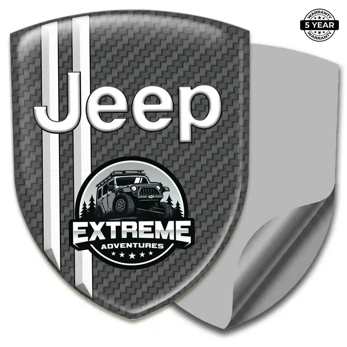 Jeep Automotive Emblem Sticker Exterior Luxe