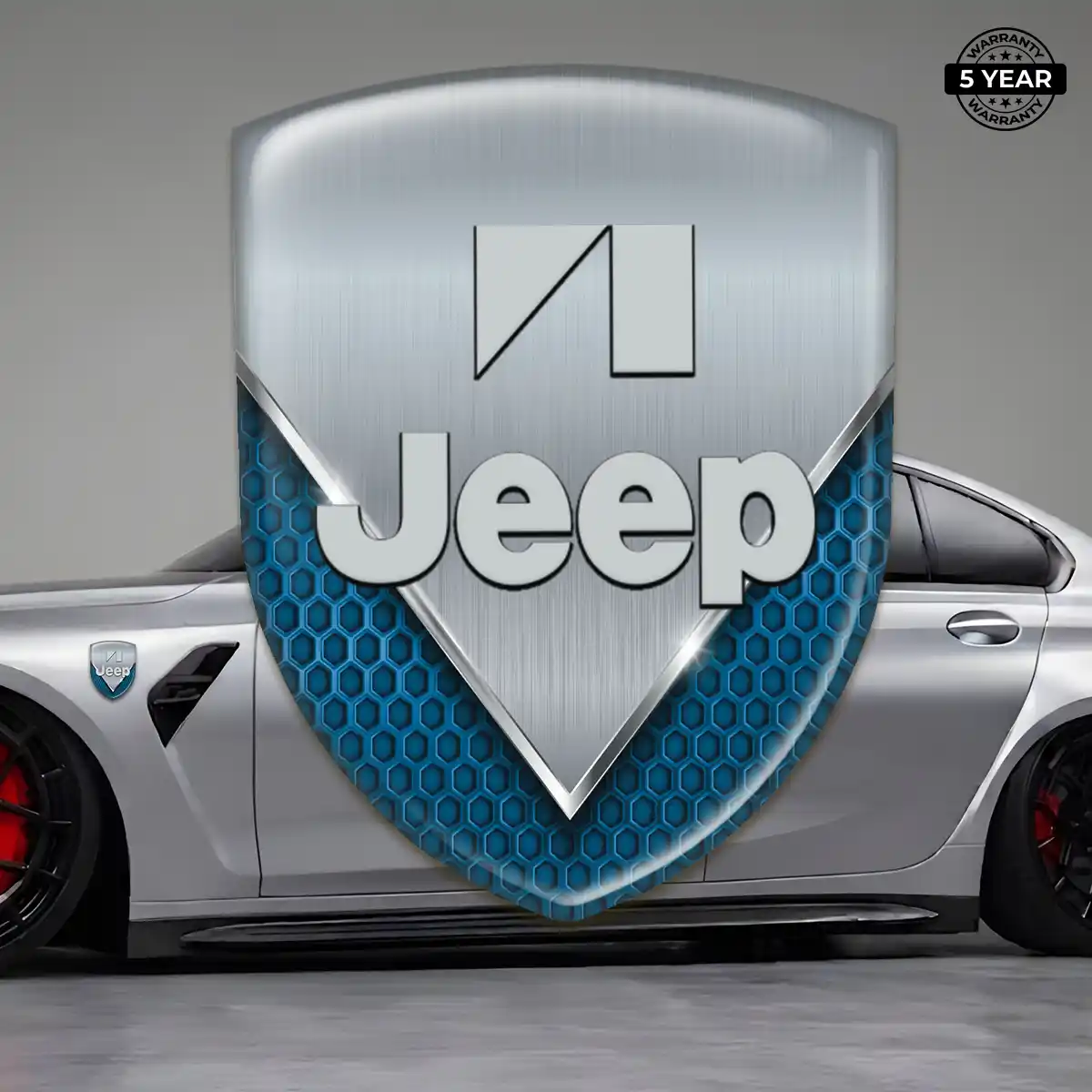 Jeep Automotive Emblem Sticker Noble Edition