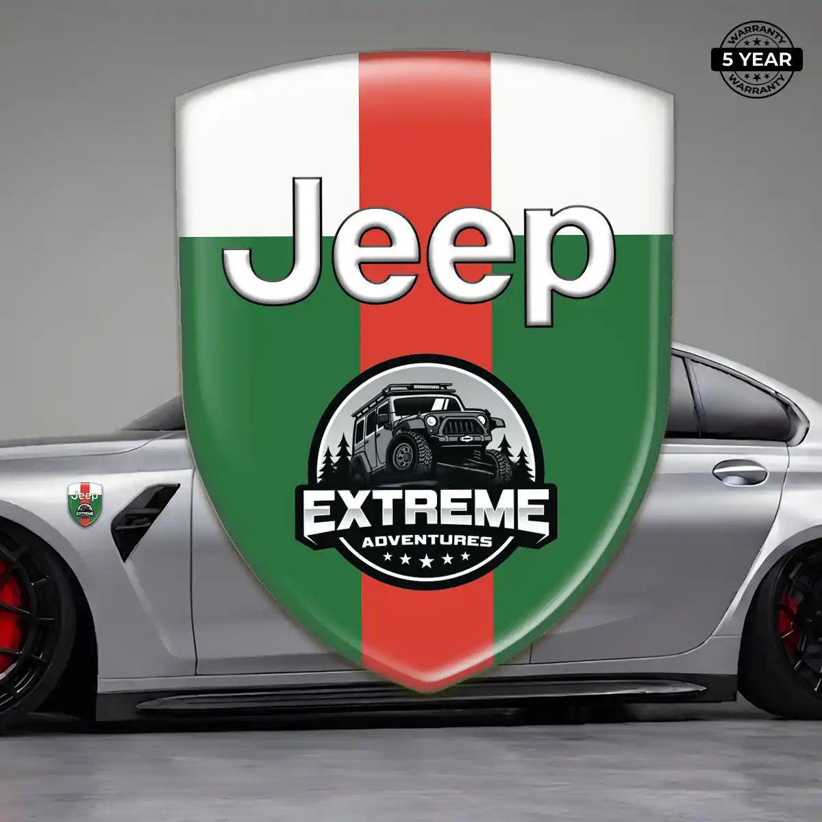 Jeep Automotive Emblem Sticker Prime Quality