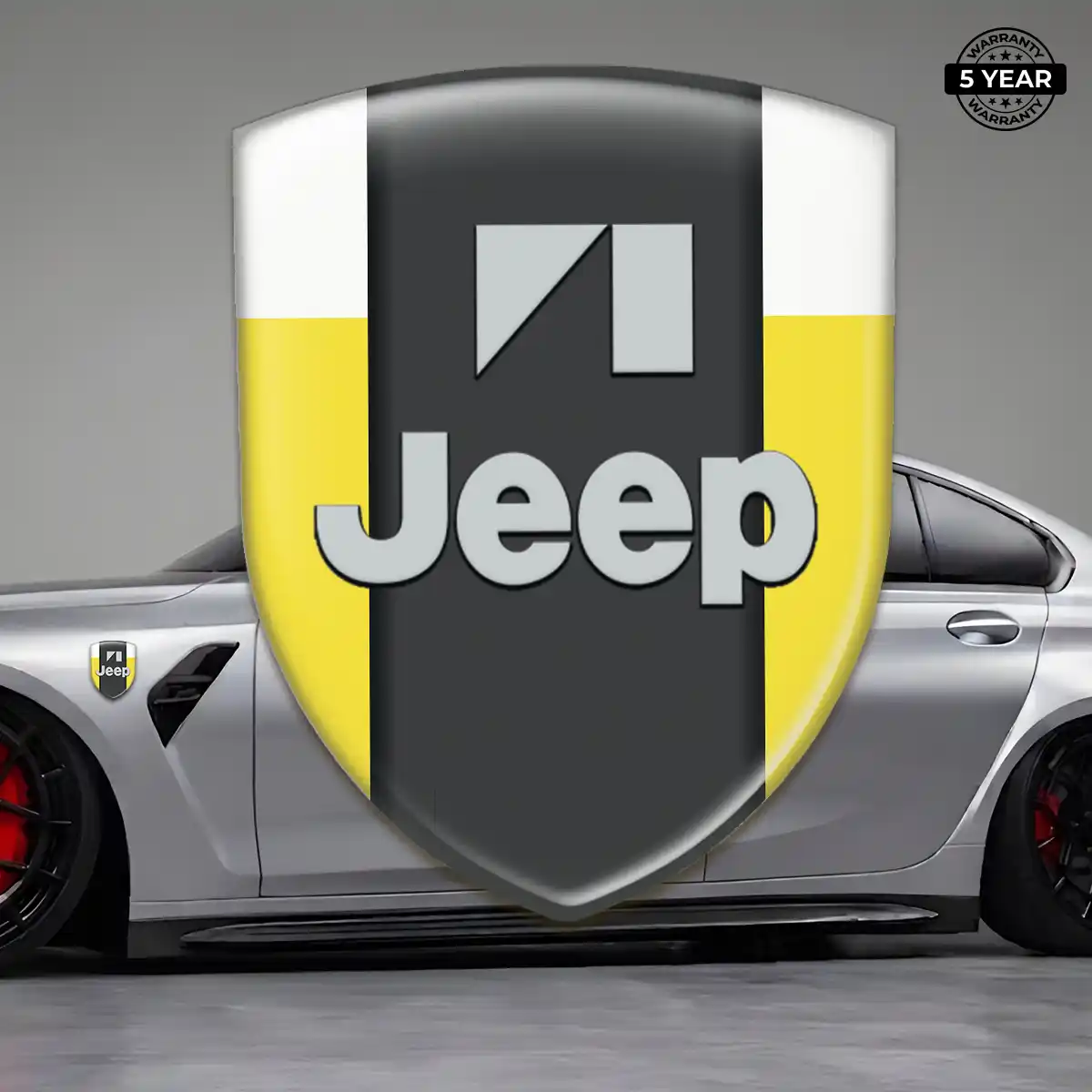 Jeep Automotive Emblem Sticker Signature Grade