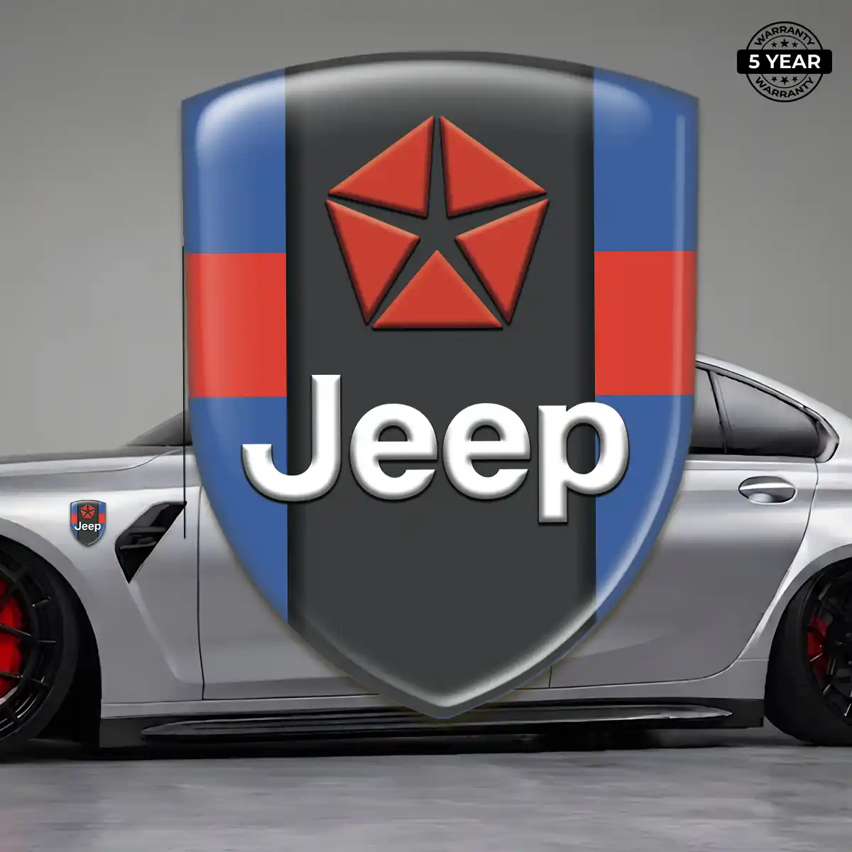 Jeep Automotive Emblem Sticker Superior Craft