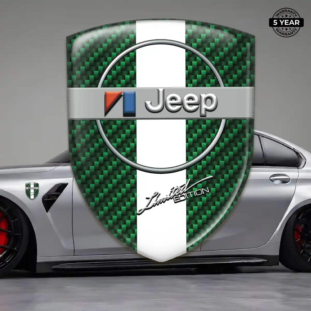 Jeep Automotive Logo Sticker Cabin Style