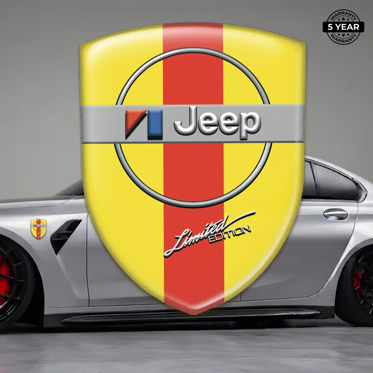 Jeep Automotive Logo Sticker Elite Edition