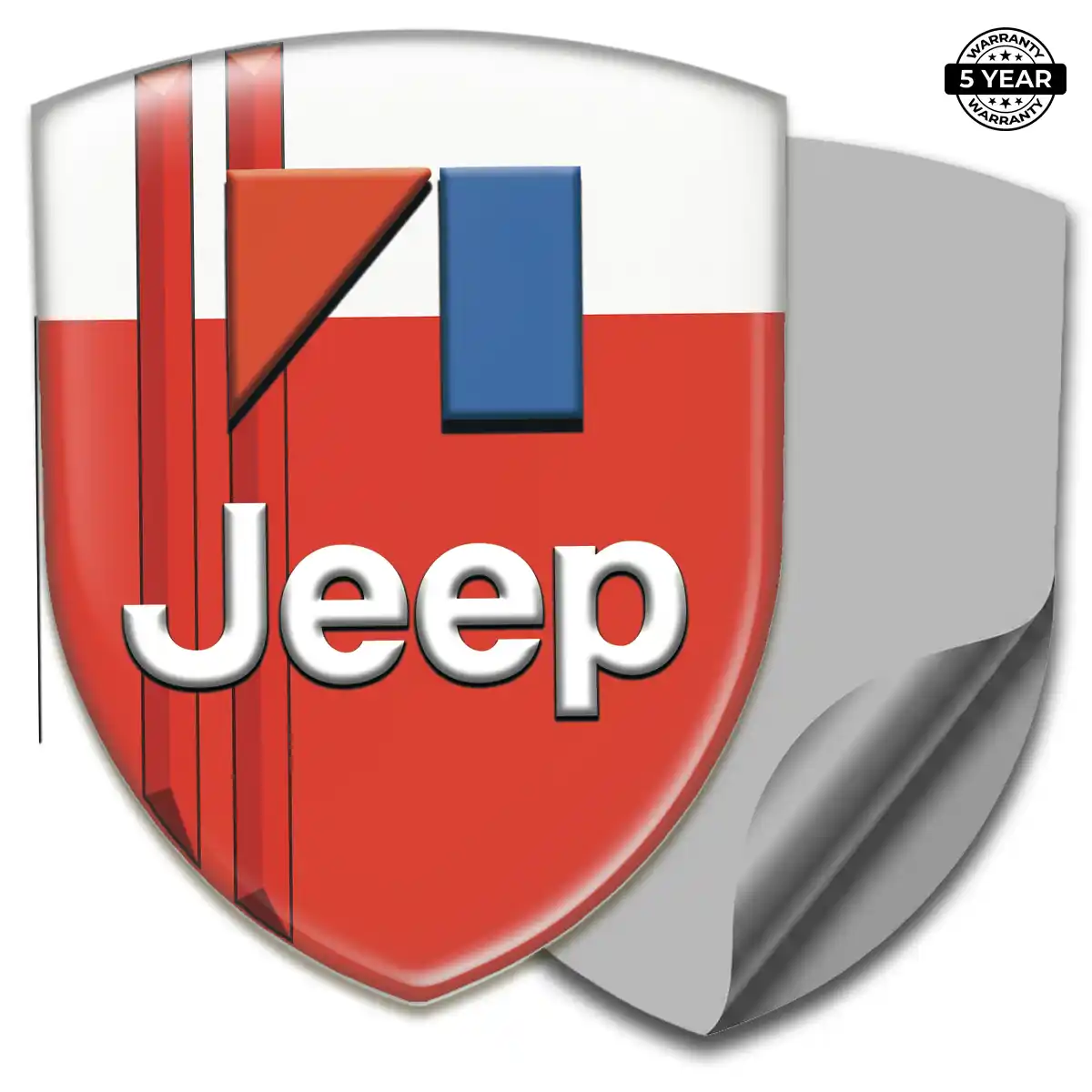 Jeep Automotive Logo Sticker Exclusive Series