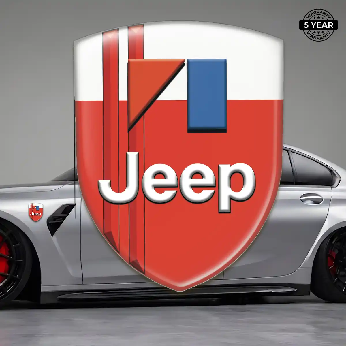 Jeep Automotive Logo Sticker Exclusive Series