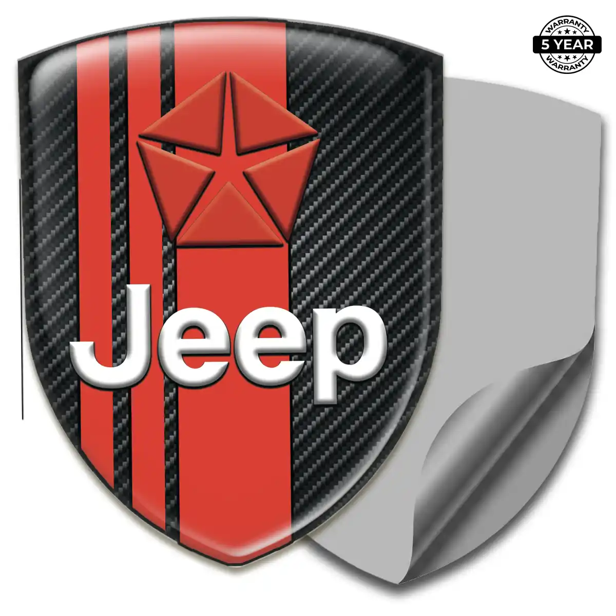 Jeep Automotive Logo Sticker Exterior Luxe
