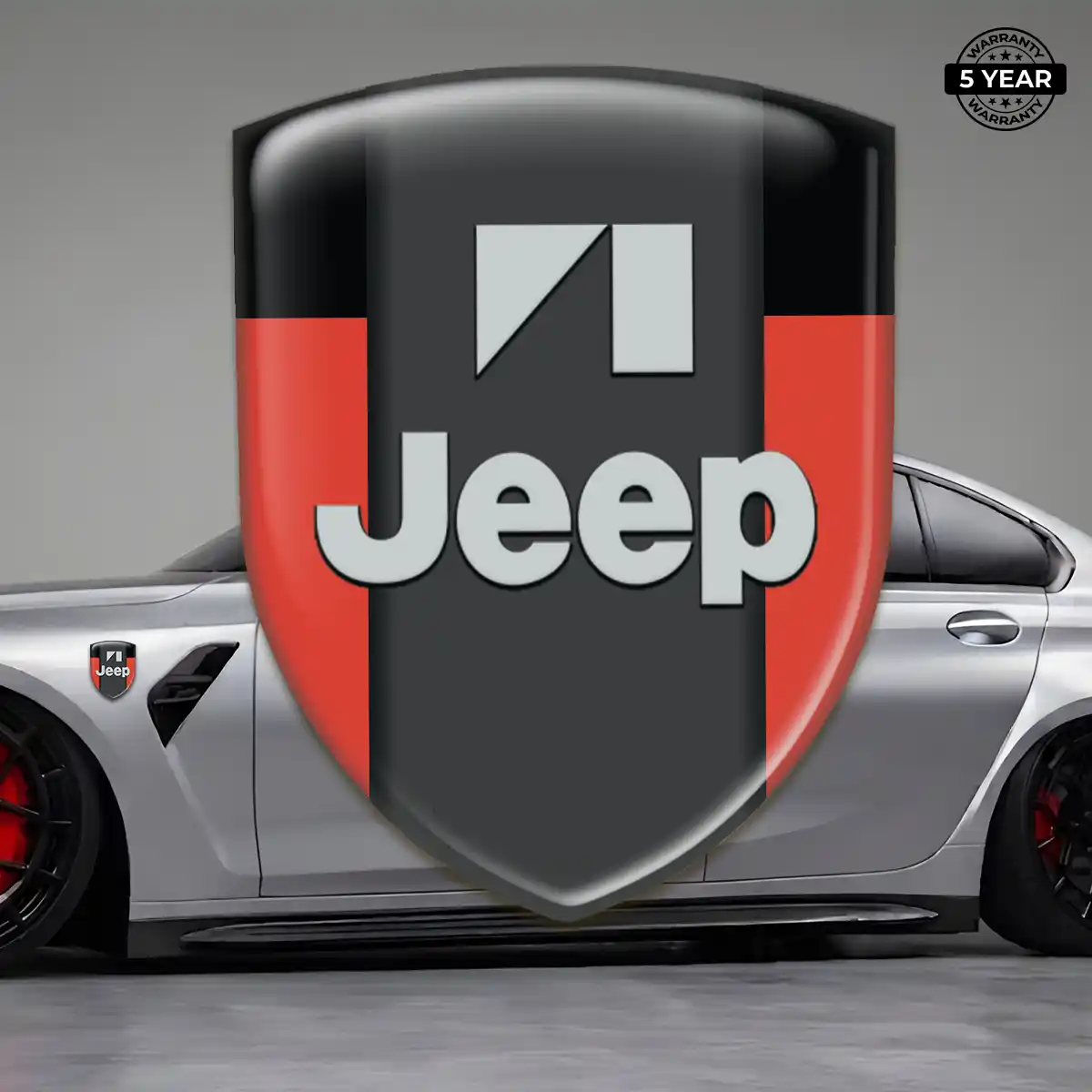 Jeep Automotive Logo Sticker Noble Edition