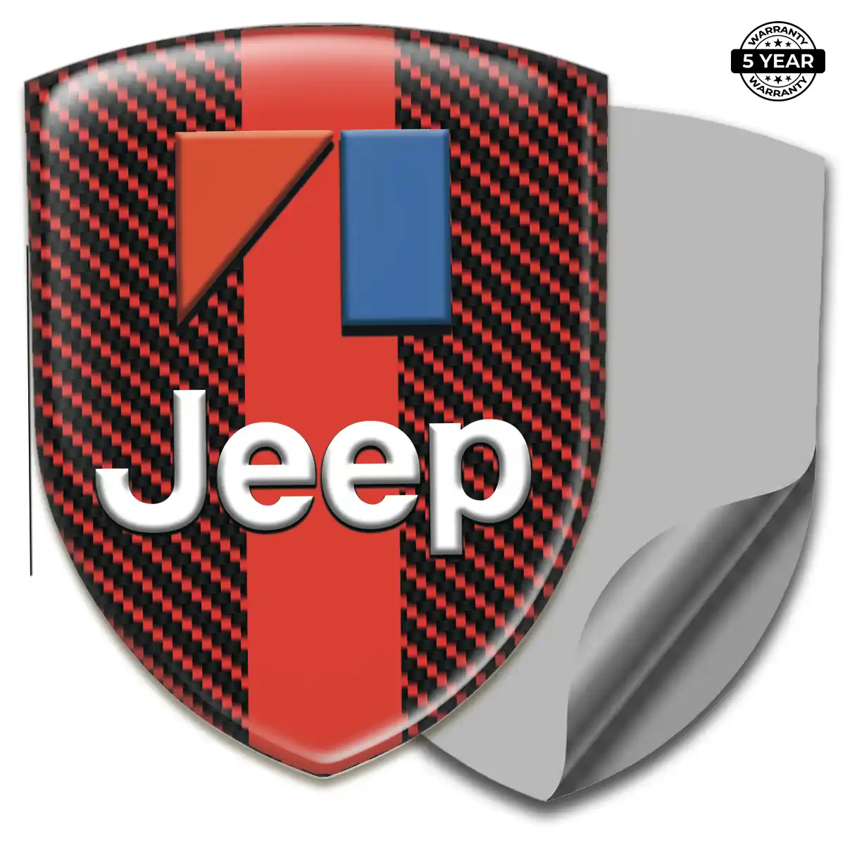Jeep Automotive Logo Sticker Opulent Line