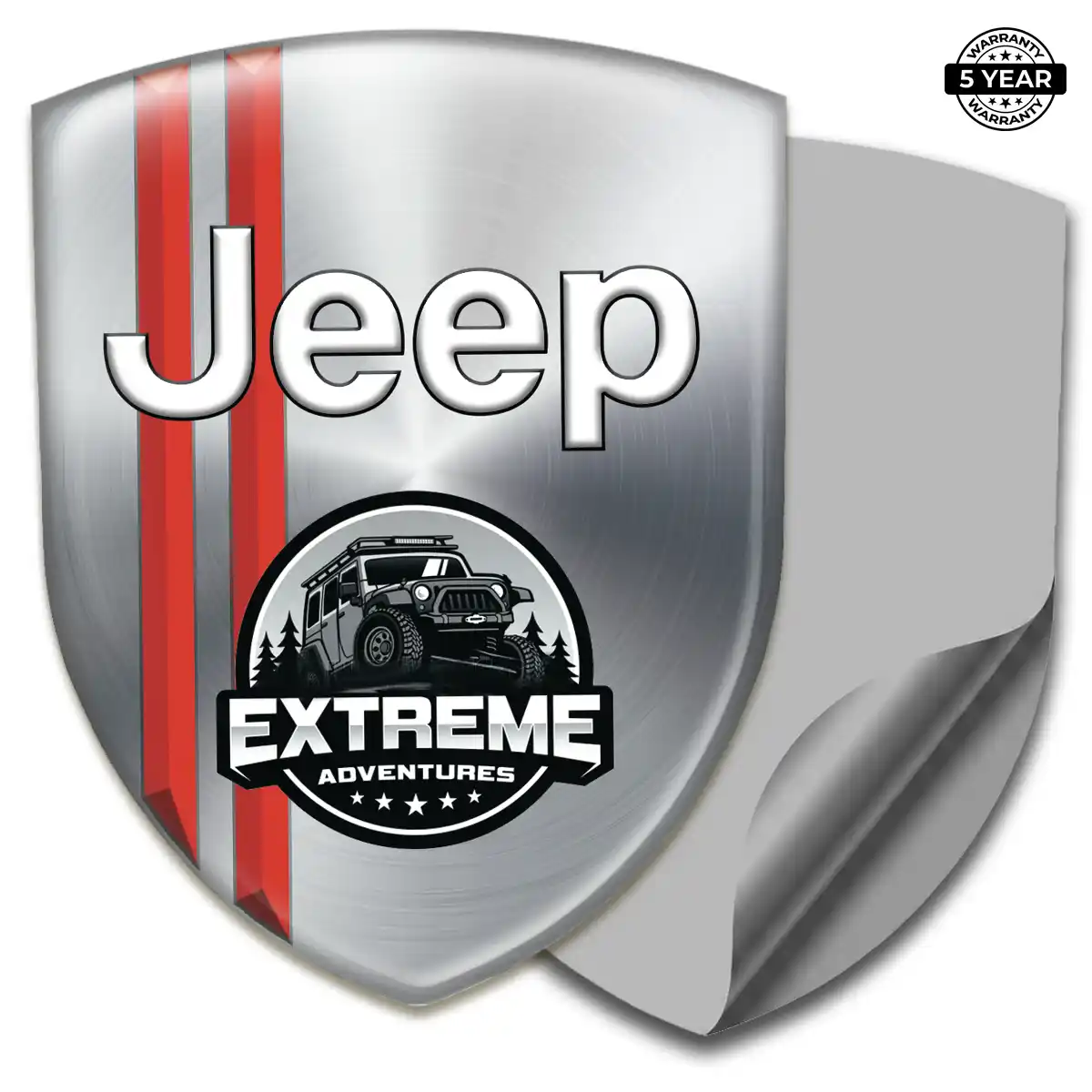Jeep Automotive Logo Sticker Outer Style