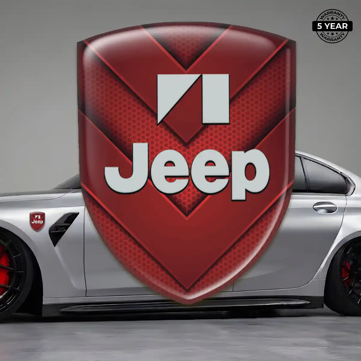 Jeep Automotive Logo Sticker Prestige Line