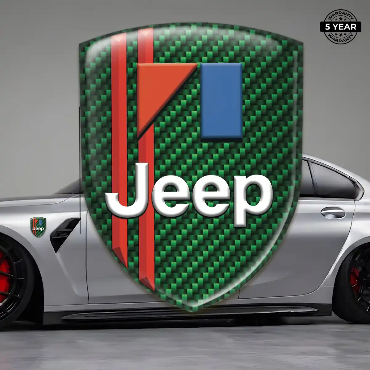 Jeep Automotive Logo Sticker Prime Quality