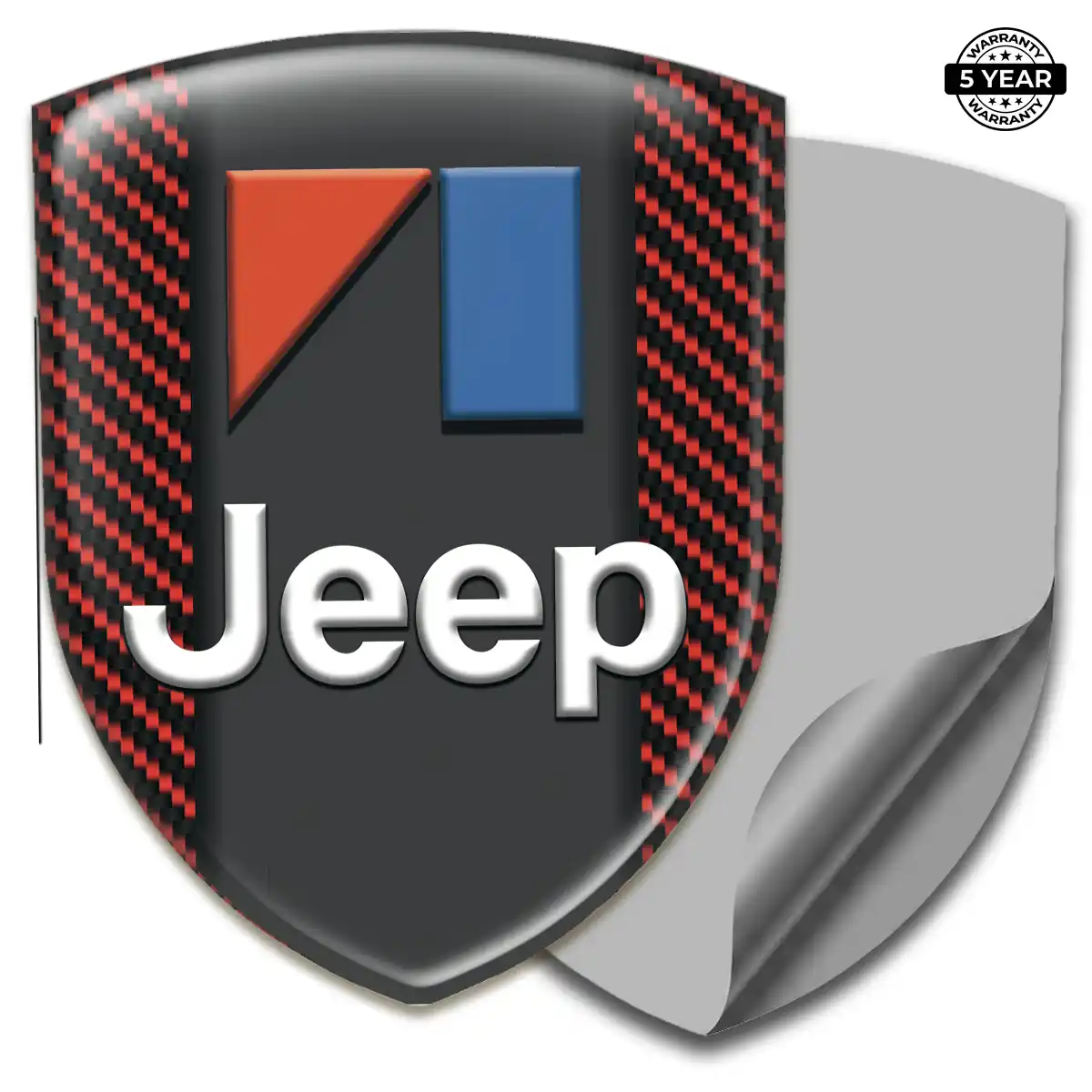 Jeep Automotive Logo Sticker Resin Elite